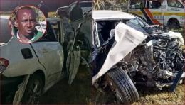 Tirus Kamau (inset) explained that Cyrus Jirongo's vehicle rammed into a passenger bus that had 65 passengers on board.